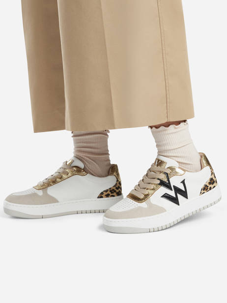 Sneakers Esmee Vanessa wu Beige women BK2609TP ander zicht 1